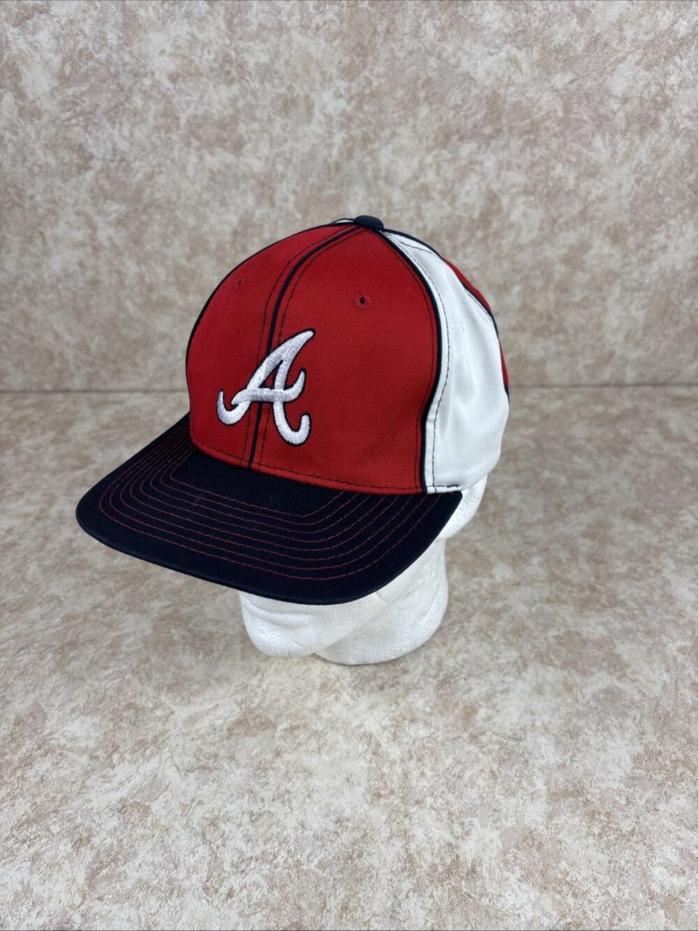 Atlanta Braves Starter 'The Classic' Striped Snapback Baseball Hat MLB